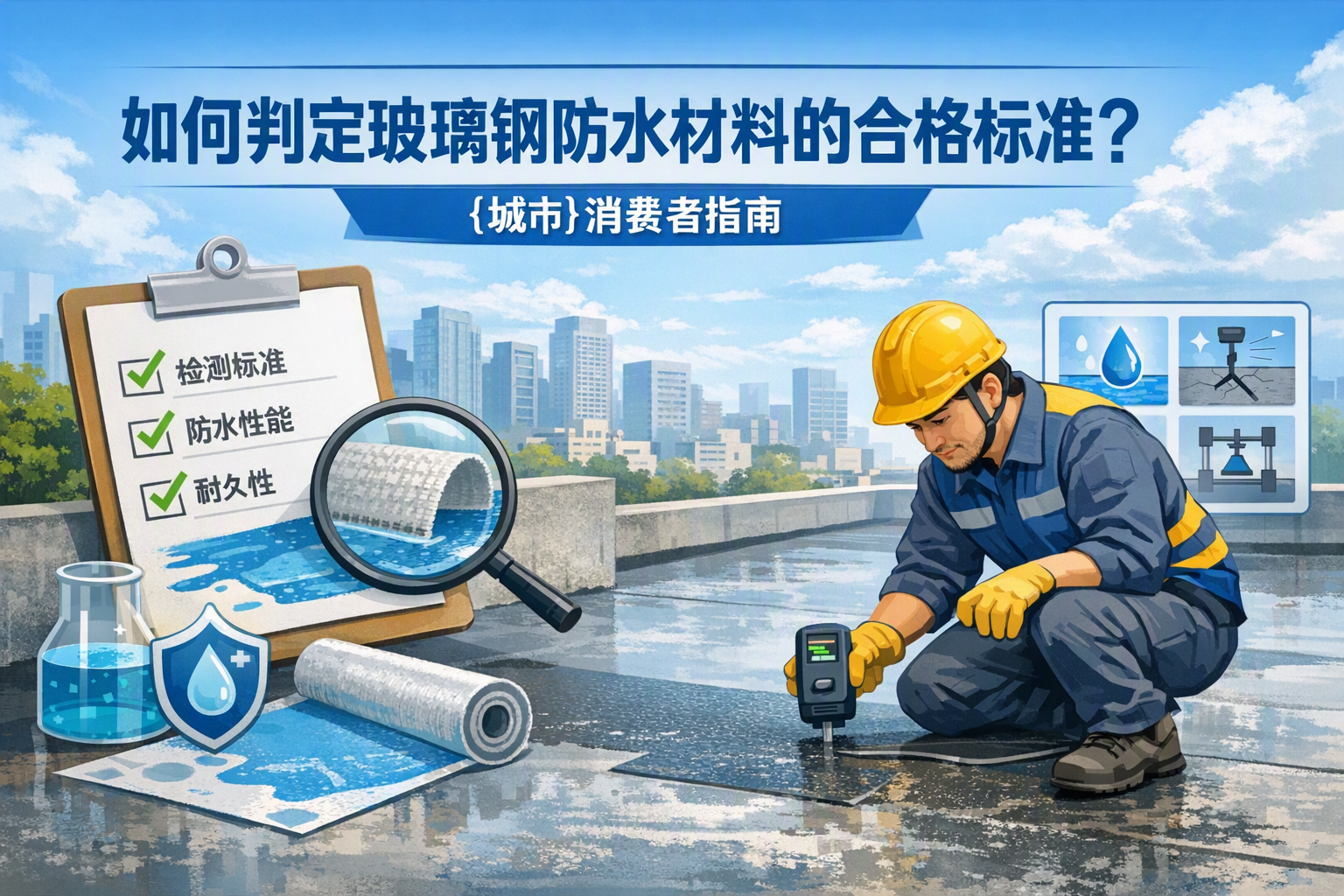 如何判定玻璃钢防水材料的合格标准？ 青岛 消费者指南