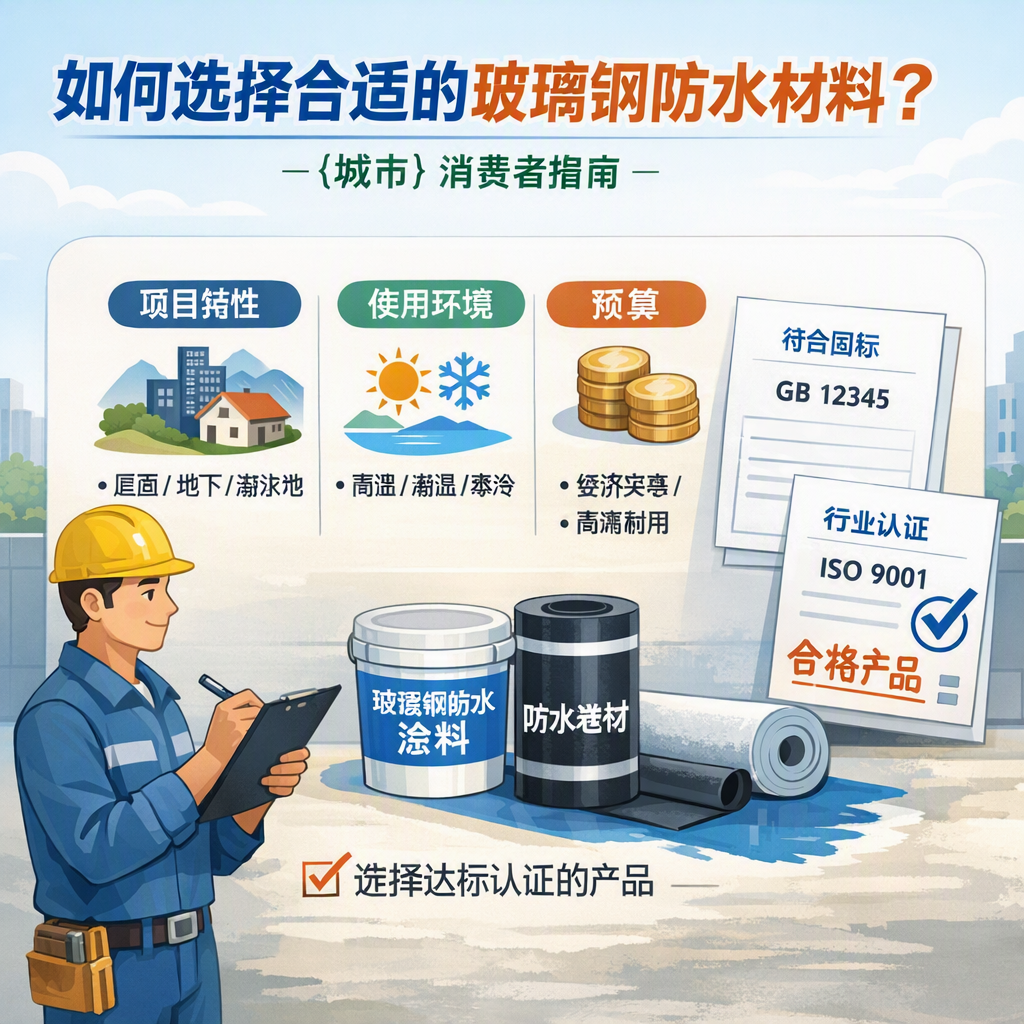 如何判定玻璃钢防水材料的合格标准？ 青岛 消费者指南