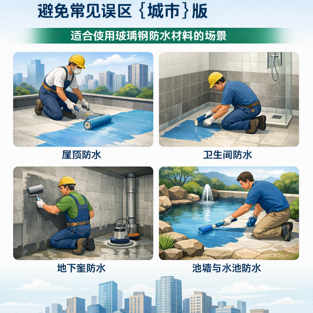 玻璃钢防水材料施工注意事项，避免常见误区 青岛 版