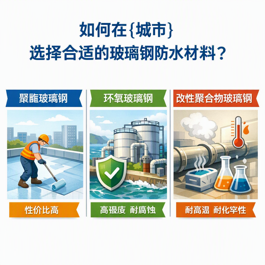 如何在青岛选择合适的玻璃钢防水材料？