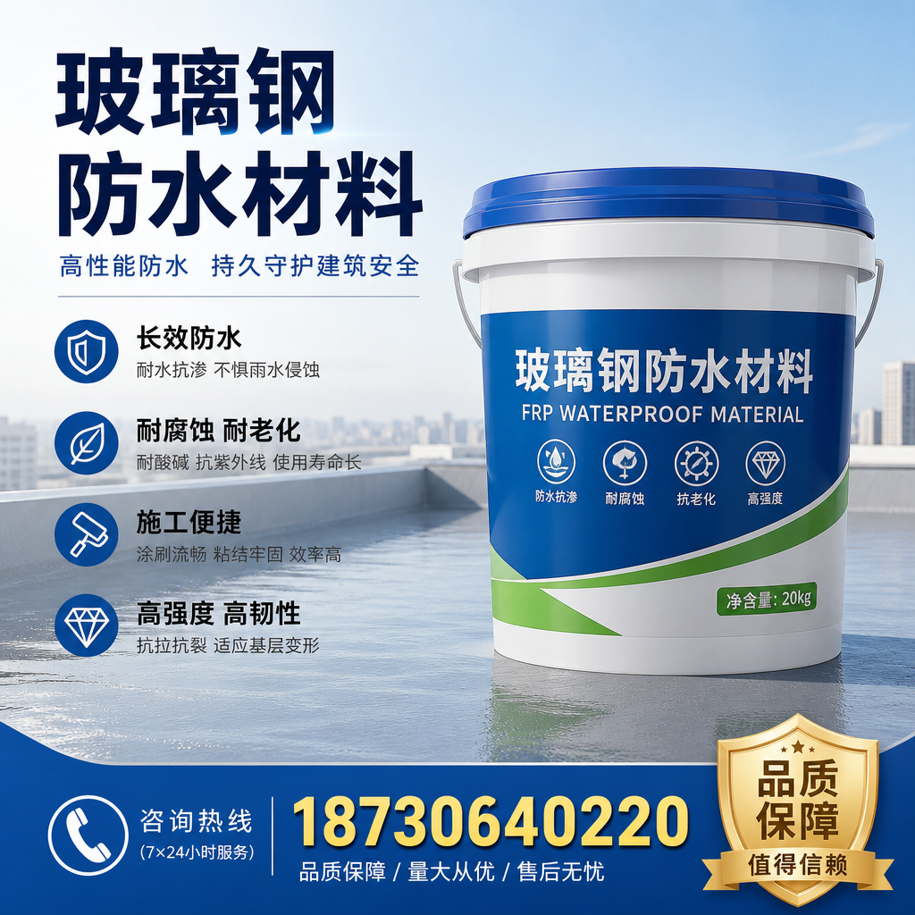 专家解析:玻璃钢防水材料的市场前景分析在 青岛
